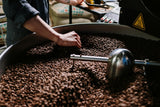 roasting coffee