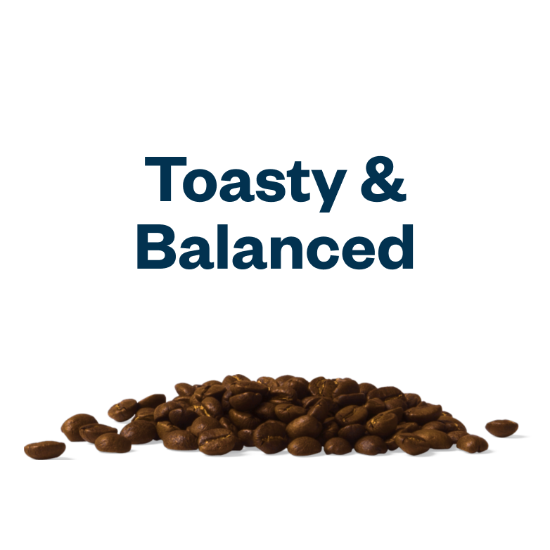 Toasty & Balanced coffee beans